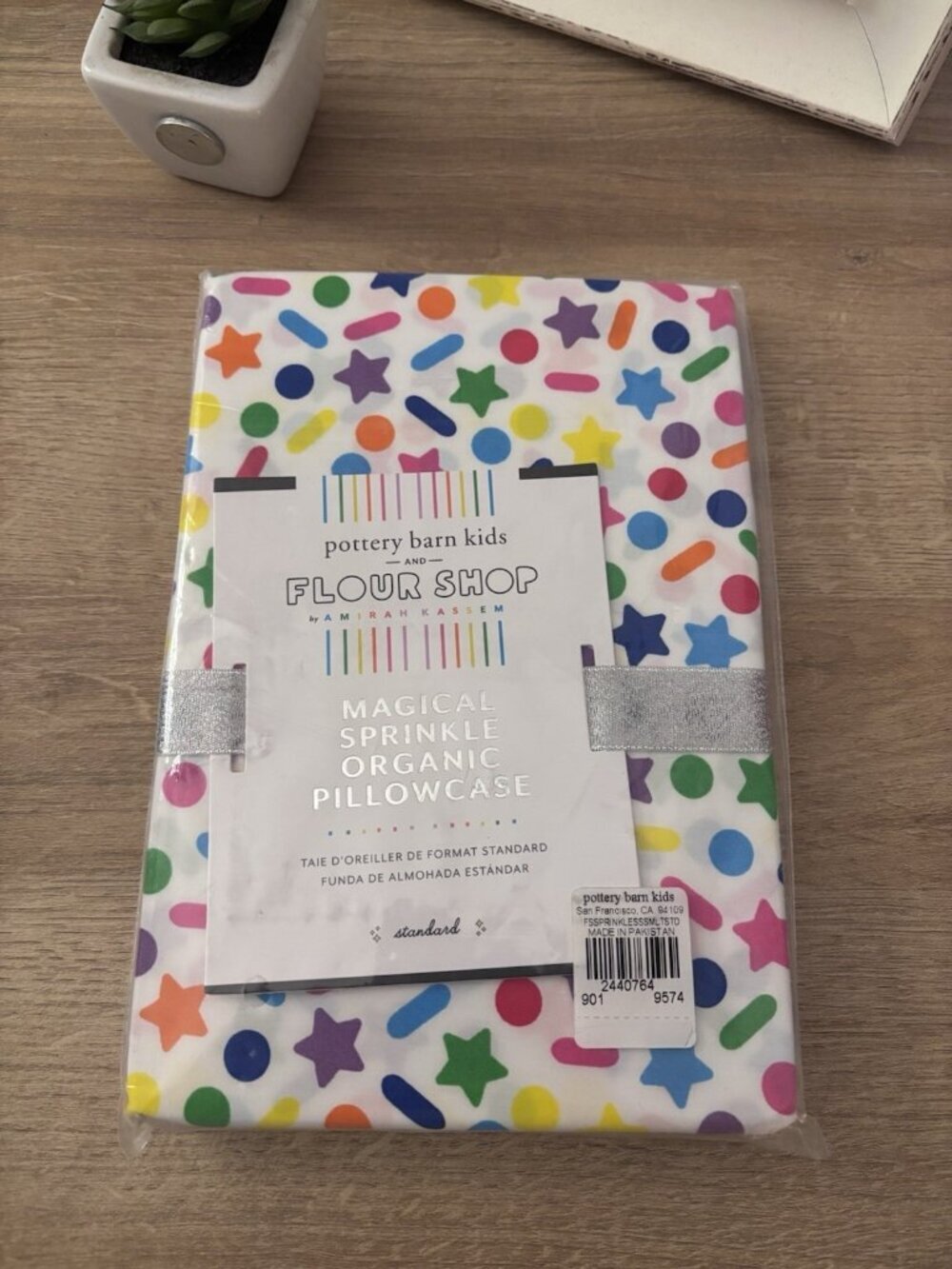 NEW Pottery Barn Kids x Flour Shop Cotton Magical Sprinkle Standard Pillowcase